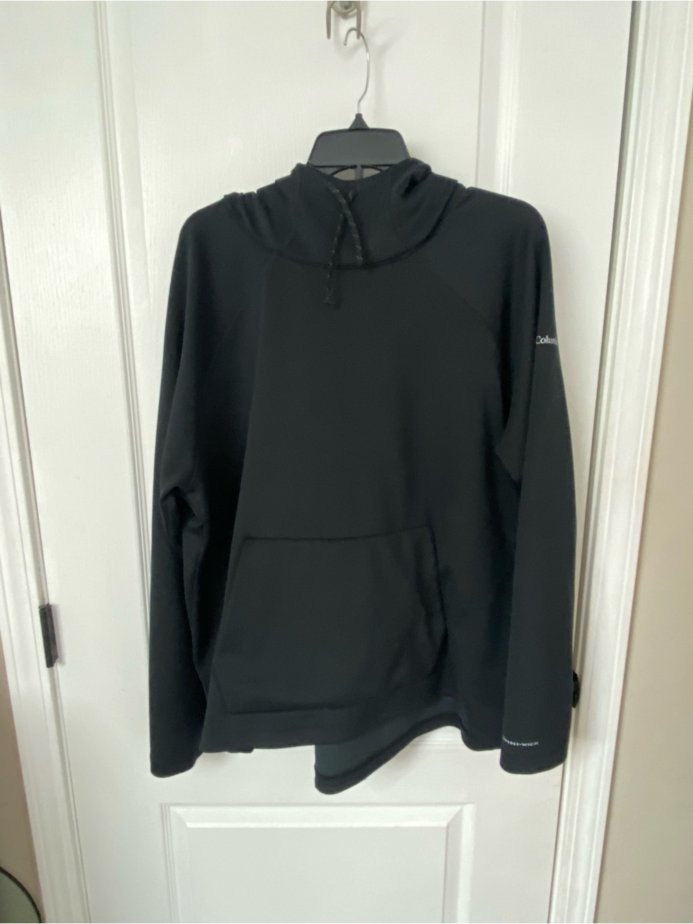 Columbia Black Hooded Performance Pullover Jacket